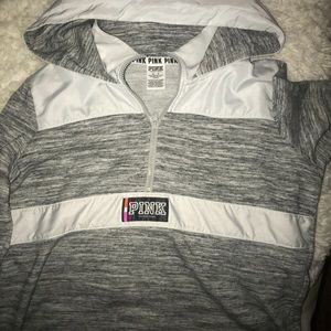 VS PINK gray hoodie